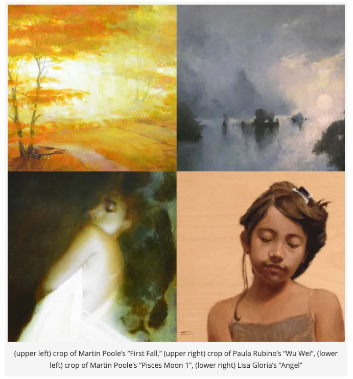 Leonardo da Vinci Sfumato technique collage