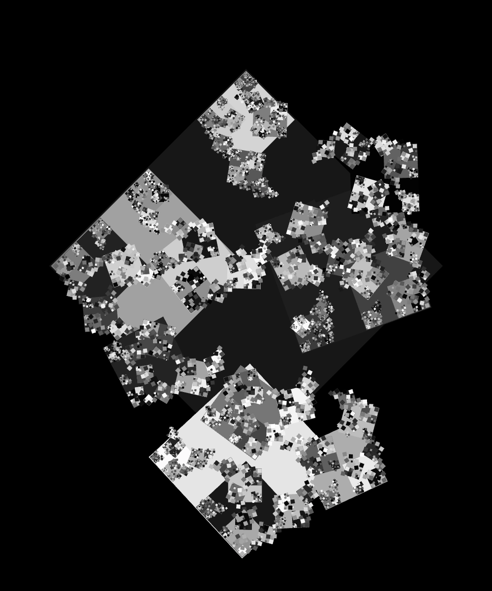 Geometric art with rectangles