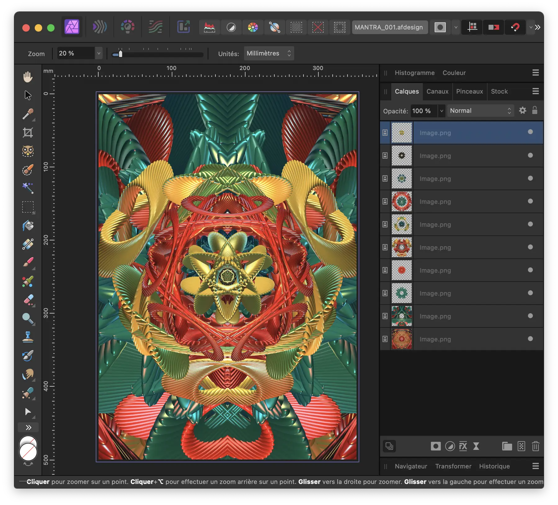 Chrysoriain Affinity Designer 2