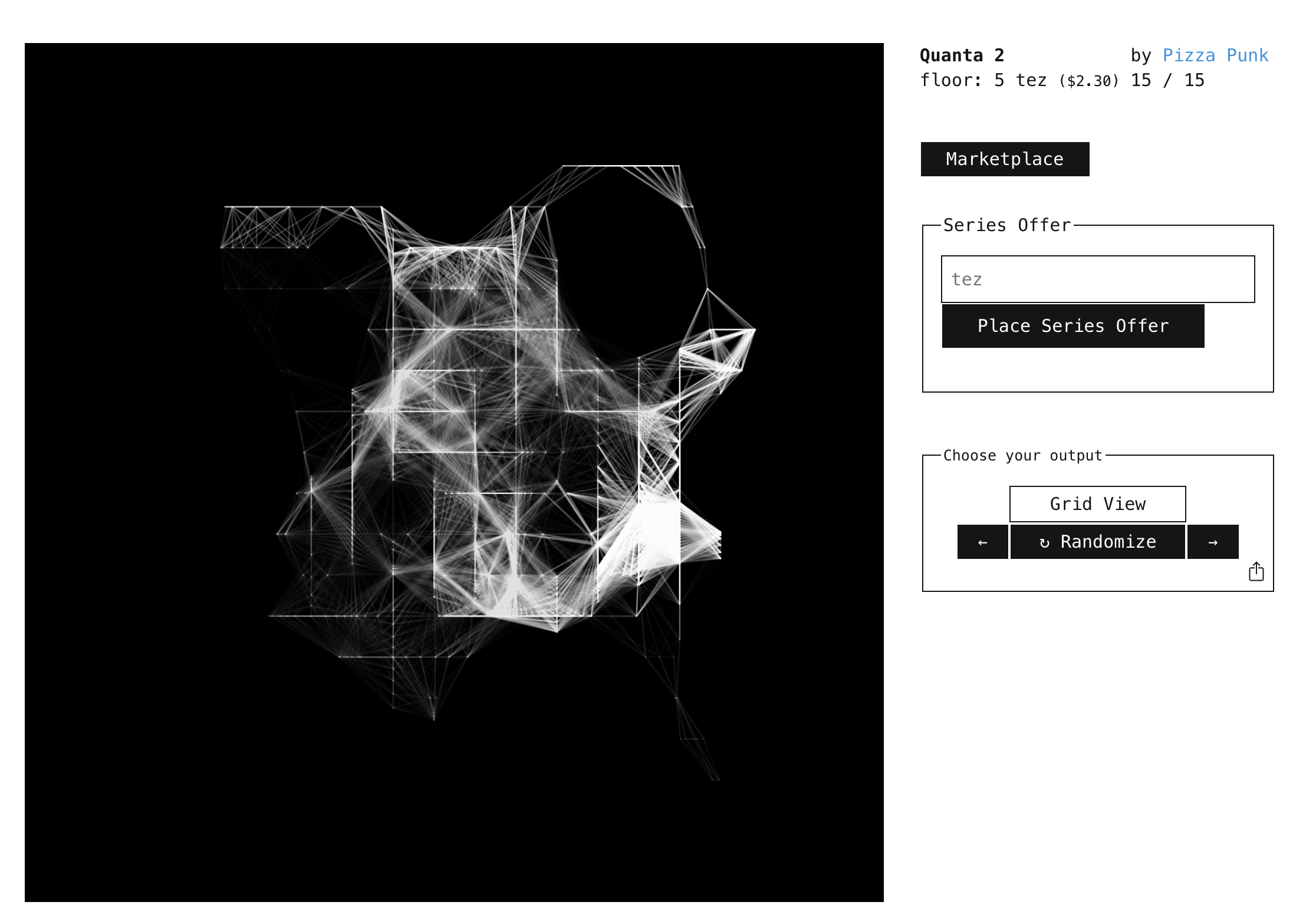 Play with the algo of Quanta2 on EditArt