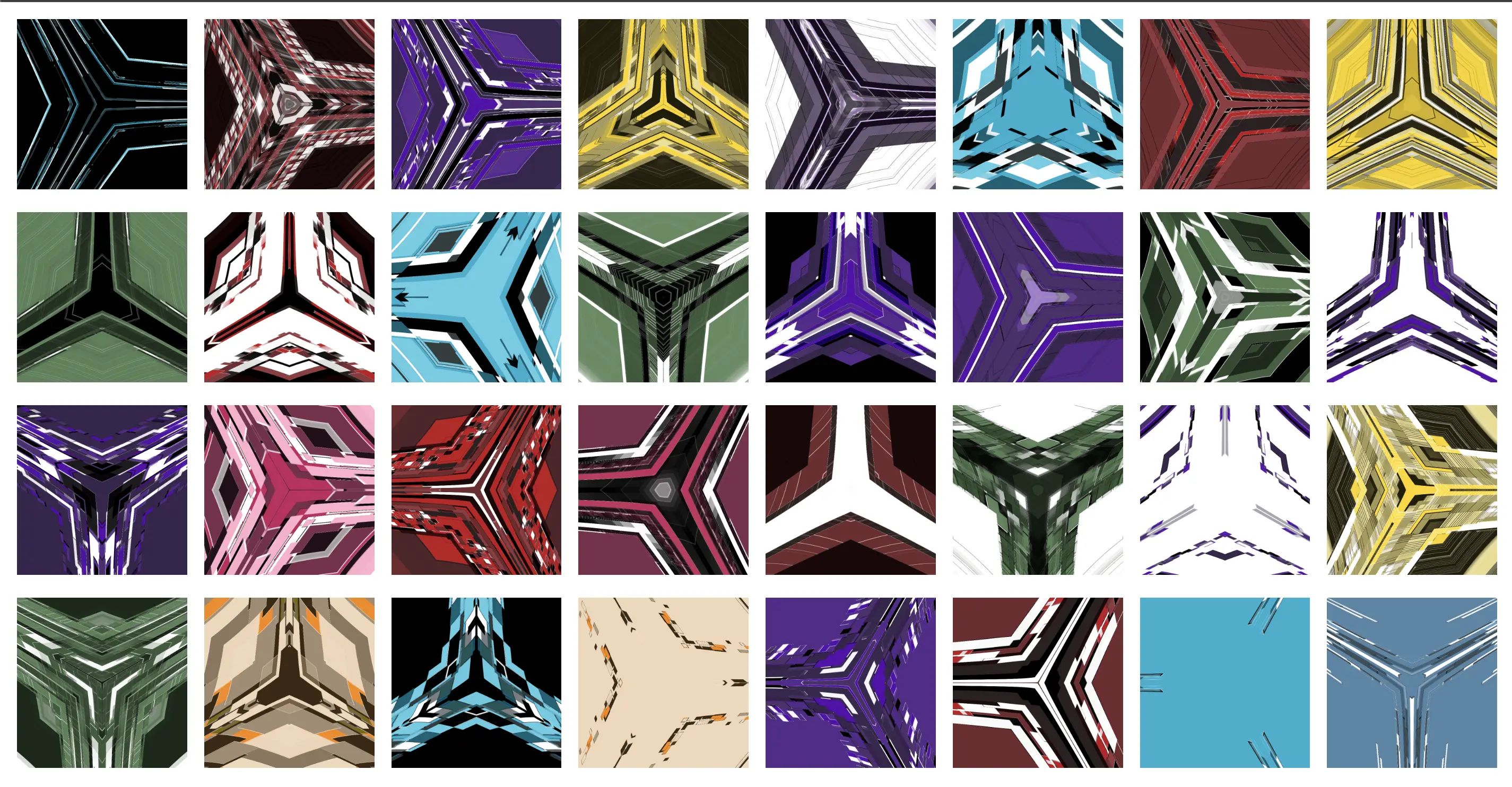 Mirrored shader texture